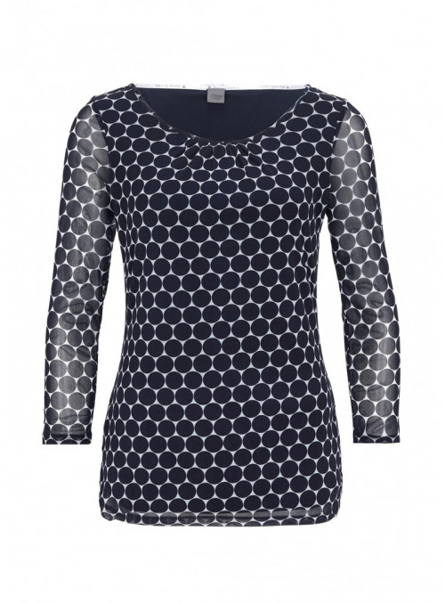 Top with allover-print...