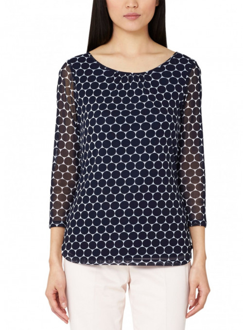 Top with allover-print...