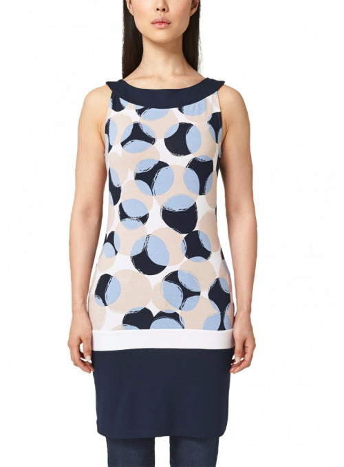 Sleeveless tunic with...