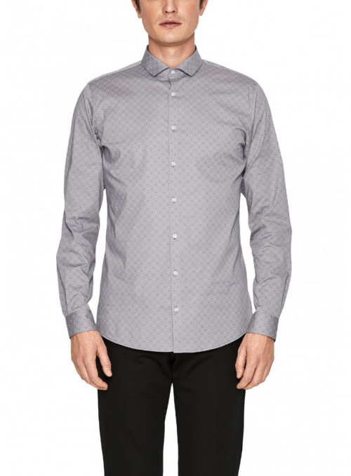 Patterned business shirt