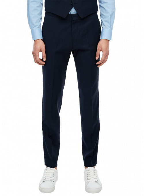 Woven fabric business trousers