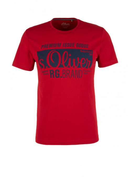 T-shirt with logo lettering