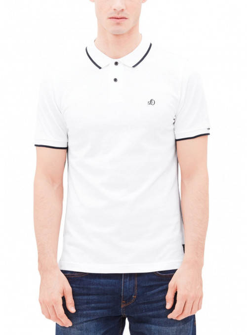 Polo shirt with stripe...