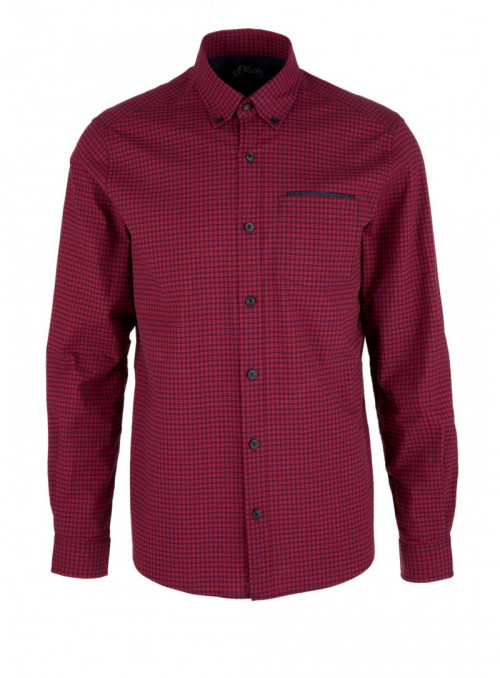 Shirt with check pattern