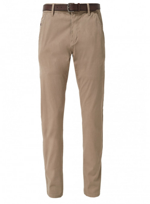 Chino pants with belt