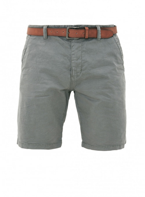 Chino-Shorts mit Gürtel