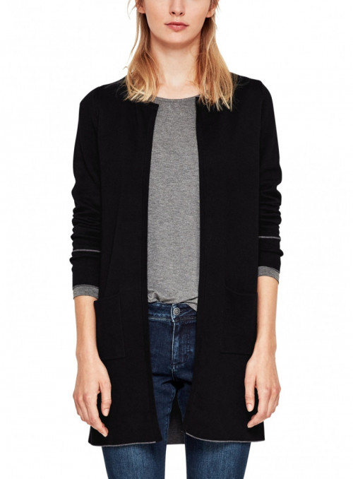 Long cardigan with...