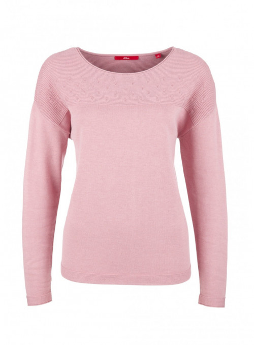 Pull-over en maille fine...