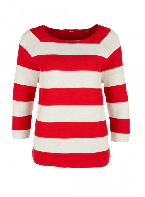 Sweater with wide stripes...