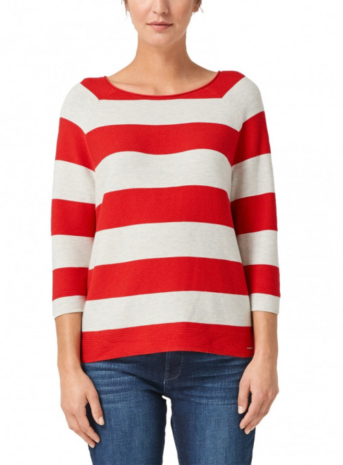 Sweater with wide stripes...