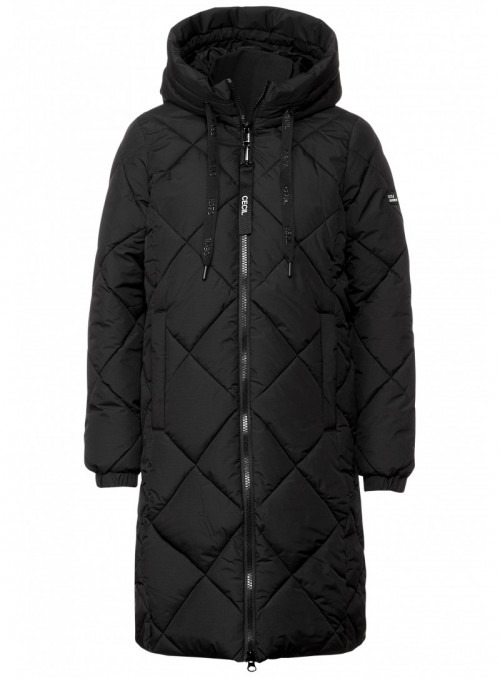 Diamond Quilted Coat