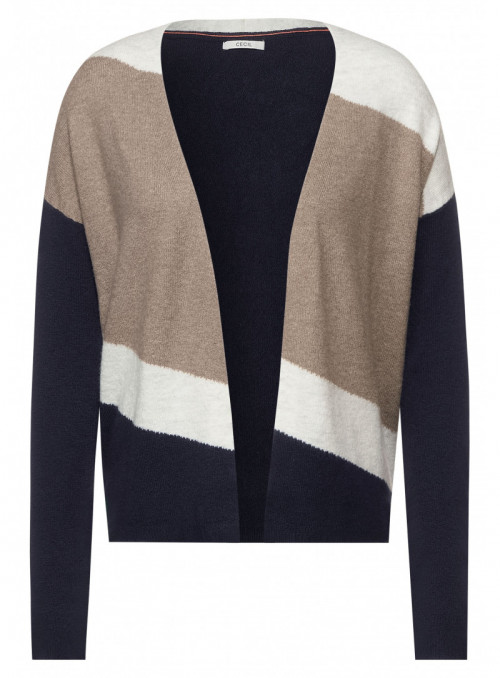 Open Cardigan w. Dessin