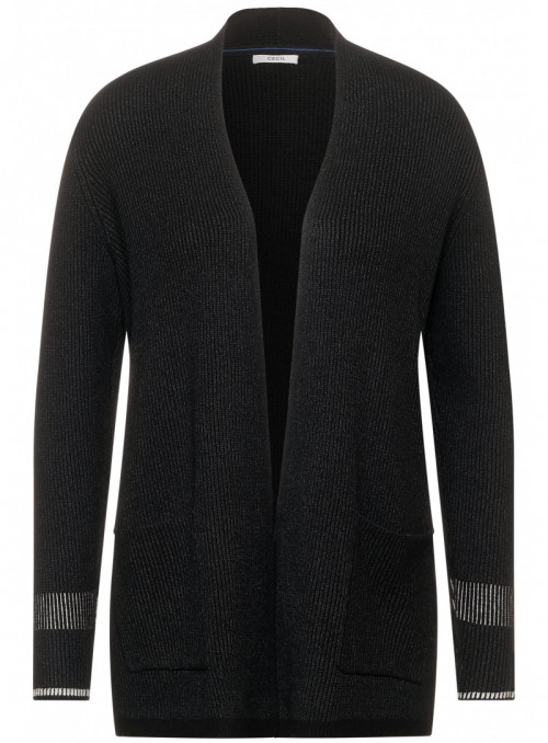 TOS Plated Open Cardigan