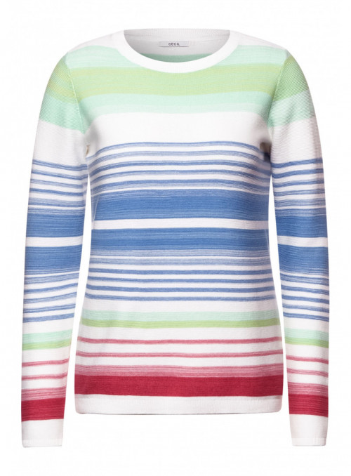 TOS Multicolored Striped Pullo