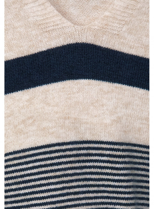 Striped Hoody Pullover