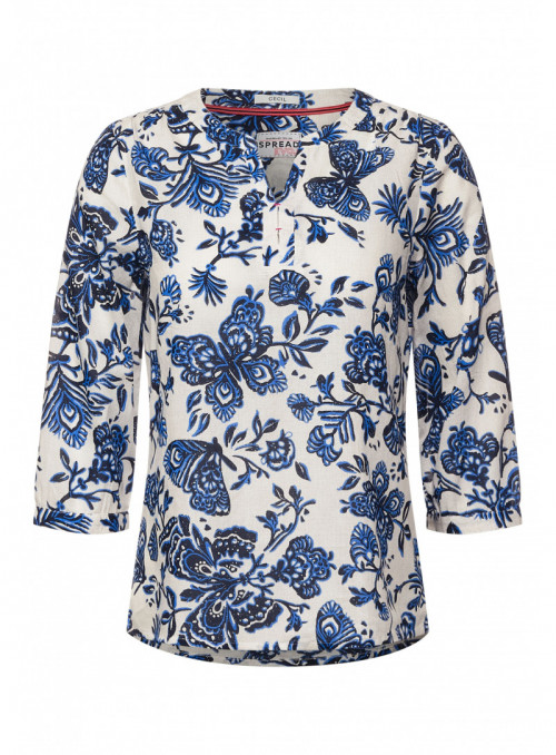 TOS Print Blouse