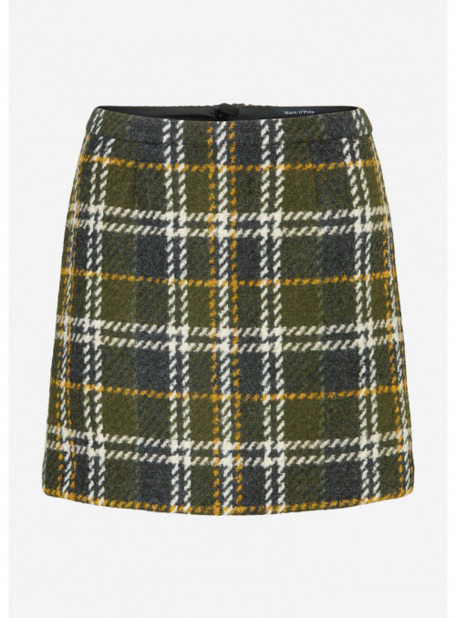 Skirt, wool check skirt,...