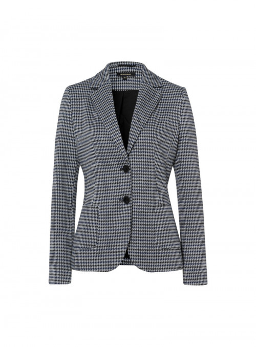 Houndstooth Jersey Blazer