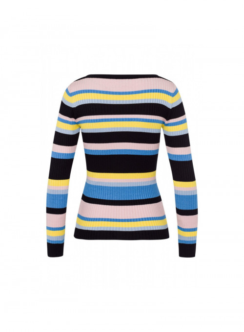 Striped Rib Pullover Active