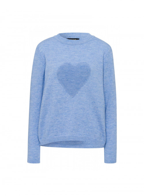 Pullover with heart