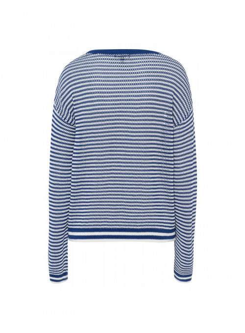 Striped Pullover, 3/4 Sleeve