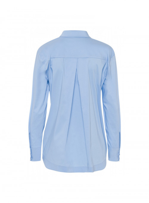 Coloured Poplin Blouse