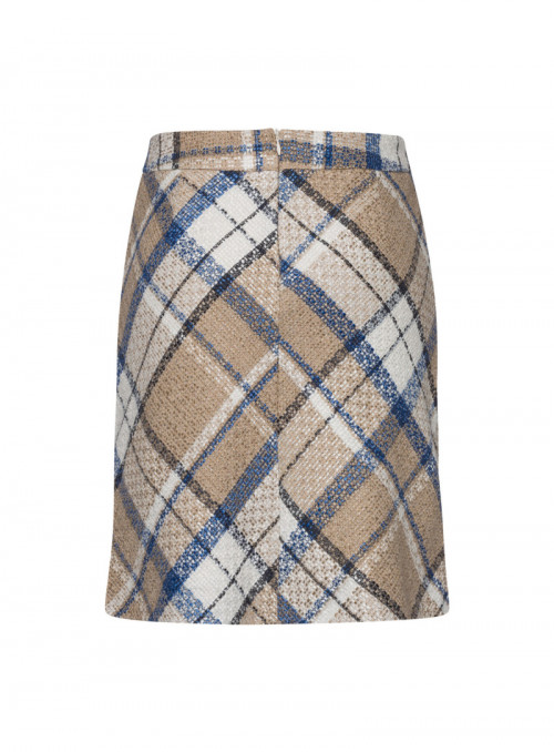 Maxi Check Mini Skirt