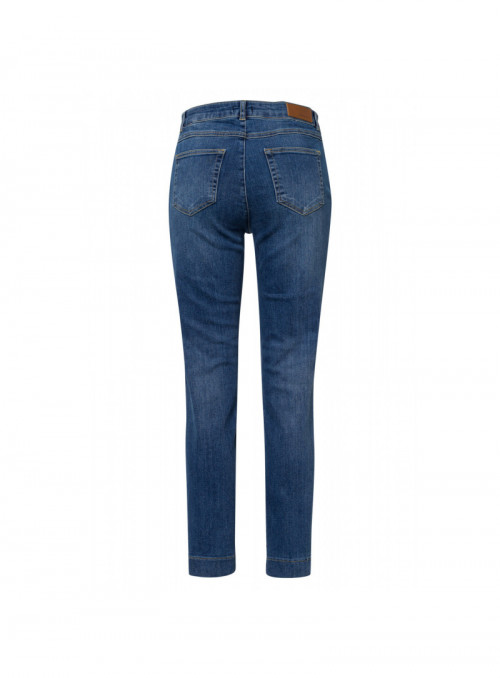 Slim Blue Denim Chino