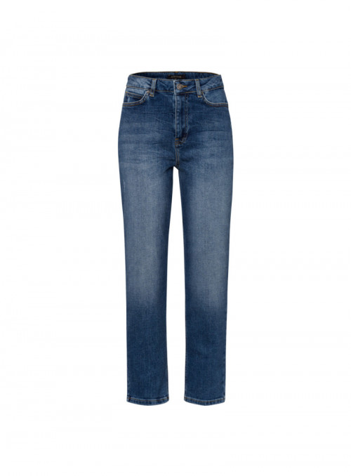 Blue Denim Tapered Jeans w...