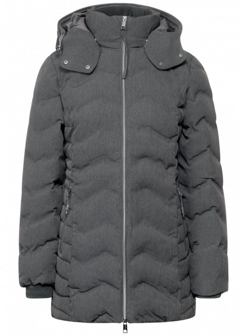 modern padded coat w. teflon