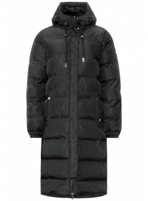 long padded coat w. Teflon