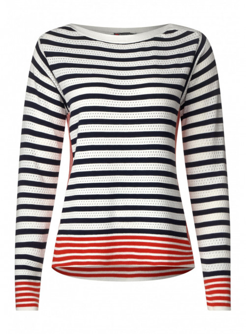 Pullover w/ stripe