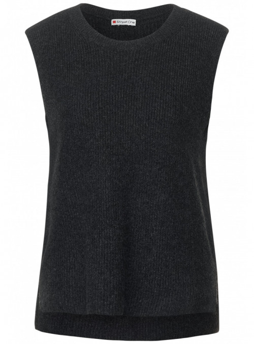 LTD QR sleeveless sweater