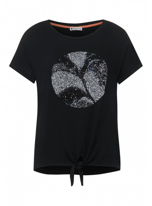 sequins circle shirt