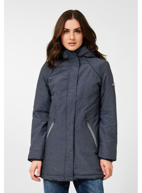 Melange Padded Coat