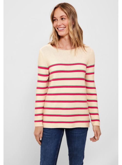 Striped Structure Pullover