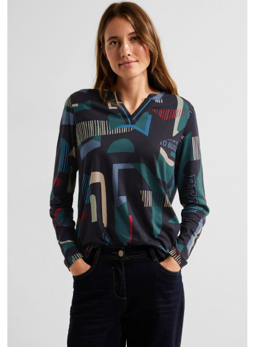 TOS multicolor AOP Tunic