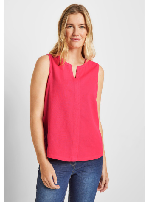 LINEN_CO/LI Top solid