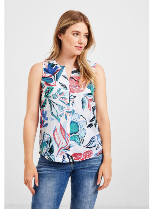 LINEN_CO/LI Top print