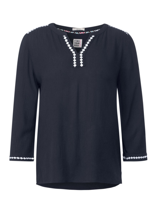 Embroidered Tunic Blouse