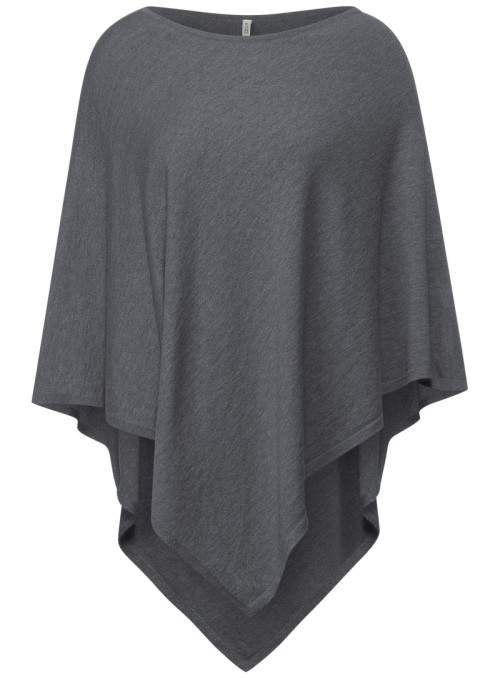 TOS Solid Knit Poncho