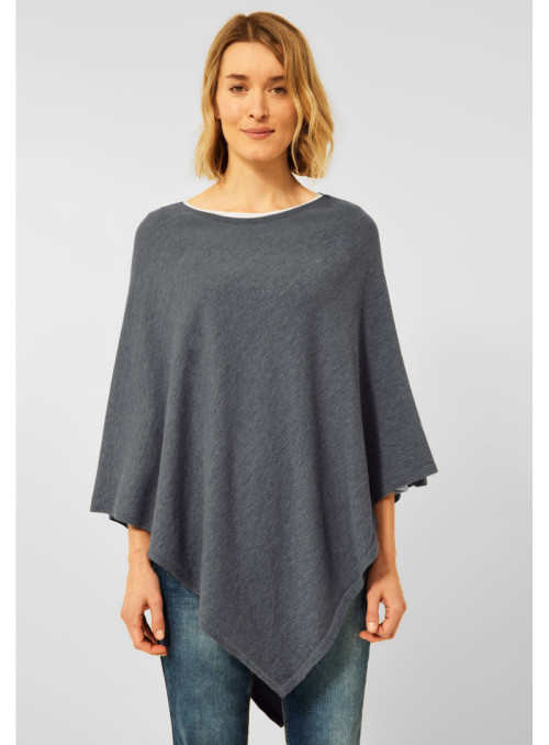 TOS Solid Knit Poncho